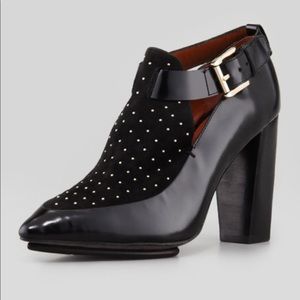 Rebecca Minkoff Gio Too Studded Bootie Pump black